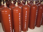 گاز استیلن|کپسول سیلندر استیلن (Acetylene)